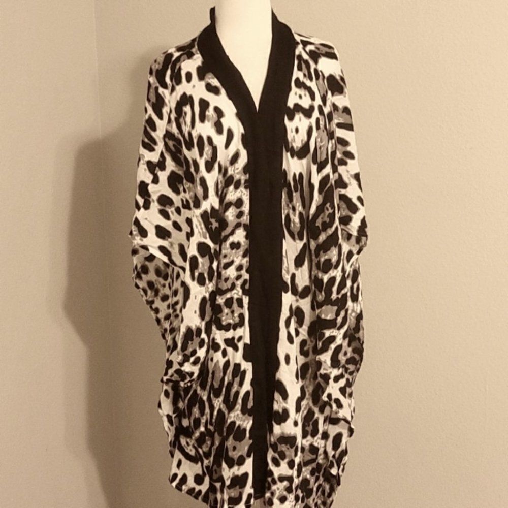 Nicole Miller animal print wrap